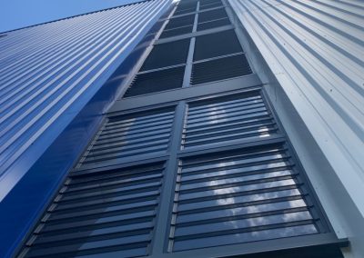 Breezway Louvres installed in multi-level building