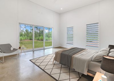 Grevillea House Bedroom with Breezway Louvre Windows