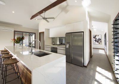 Melalueca House Ventilated Kitchen with Breezway Louvres