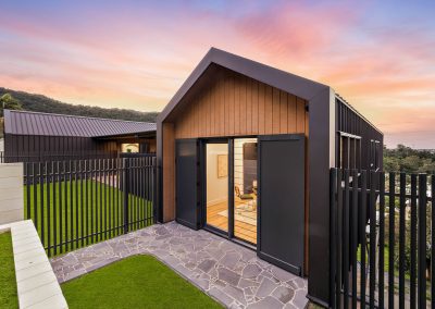 Breezway Louvres are positioned next to entry doors for natural ventilation