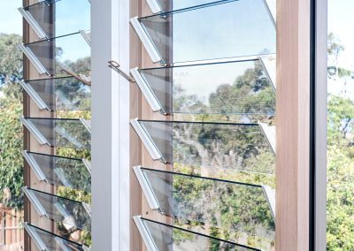 Breezway Louvres can be installed into DECO powdercoated frames