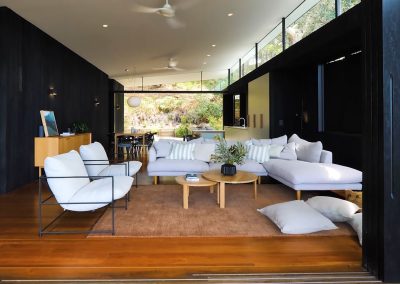 Interior living and dining area