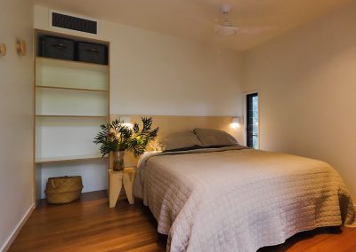 Bedroom with Breezway Louvre Windows