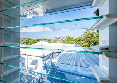 Brisbane City Views through Breezway Louvres