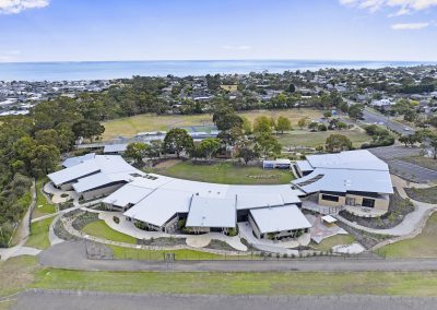 Birds eye view of Clifton Springs Primary School in Victoria