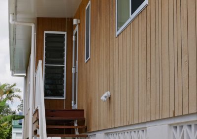 Breezway IGLU Louvre System at entrance to home