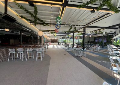Breezway Louvres are ideal for ventilating restaurant areas