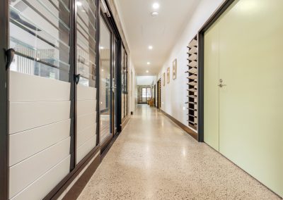 Breezway Louvres with Standard Handles for easy operation to ventilate the area