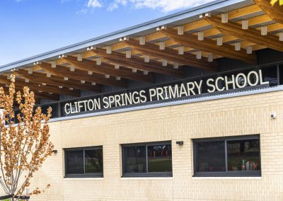 Close up of Clifton Springs Primary School