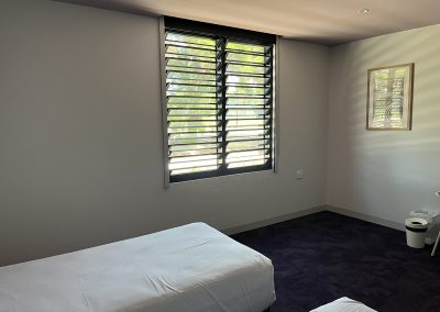 Double Glazed IGLU System in bedroom open for natural ventilation