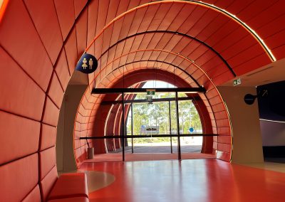 Interior of Blacktown Exercise Sports and Technology Hub building