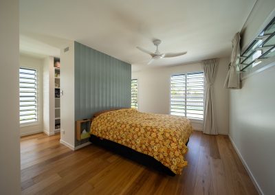 Multiple Breezway Louvre Windows in bedroom