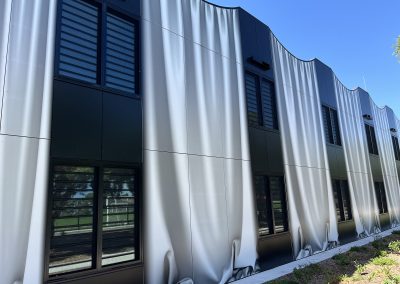 Multiple bays of Breezway Altair Louvres using the IGLU System