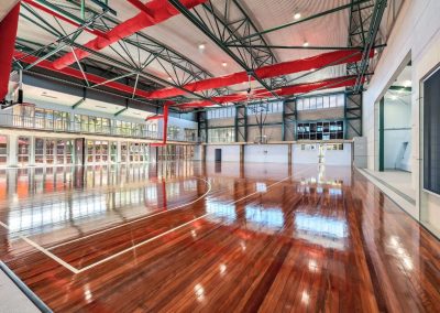 Naturally ventilated multipurpose hall at CDU with Breezway Louvres