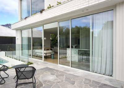 Courtyard area of Alma project