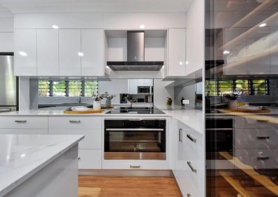 Newly renovated kitchen with Breezway Louvre Windows