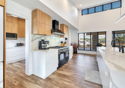 Walls of Breezway Louvres ventilate cooking spaces