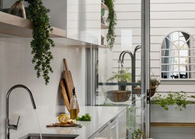 Kitchen area side view