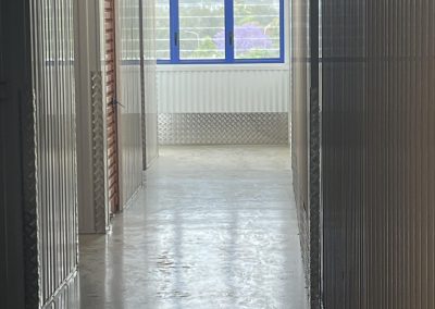 Ventilated hallways at Kennards Self Storage