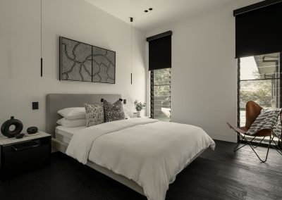 Bedrooms made comfortable through the use of Breezway Louvres