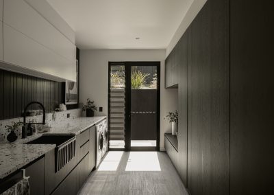 Breezway Louvres next to doors are perfect for ventilating wet rooms such as the laundry